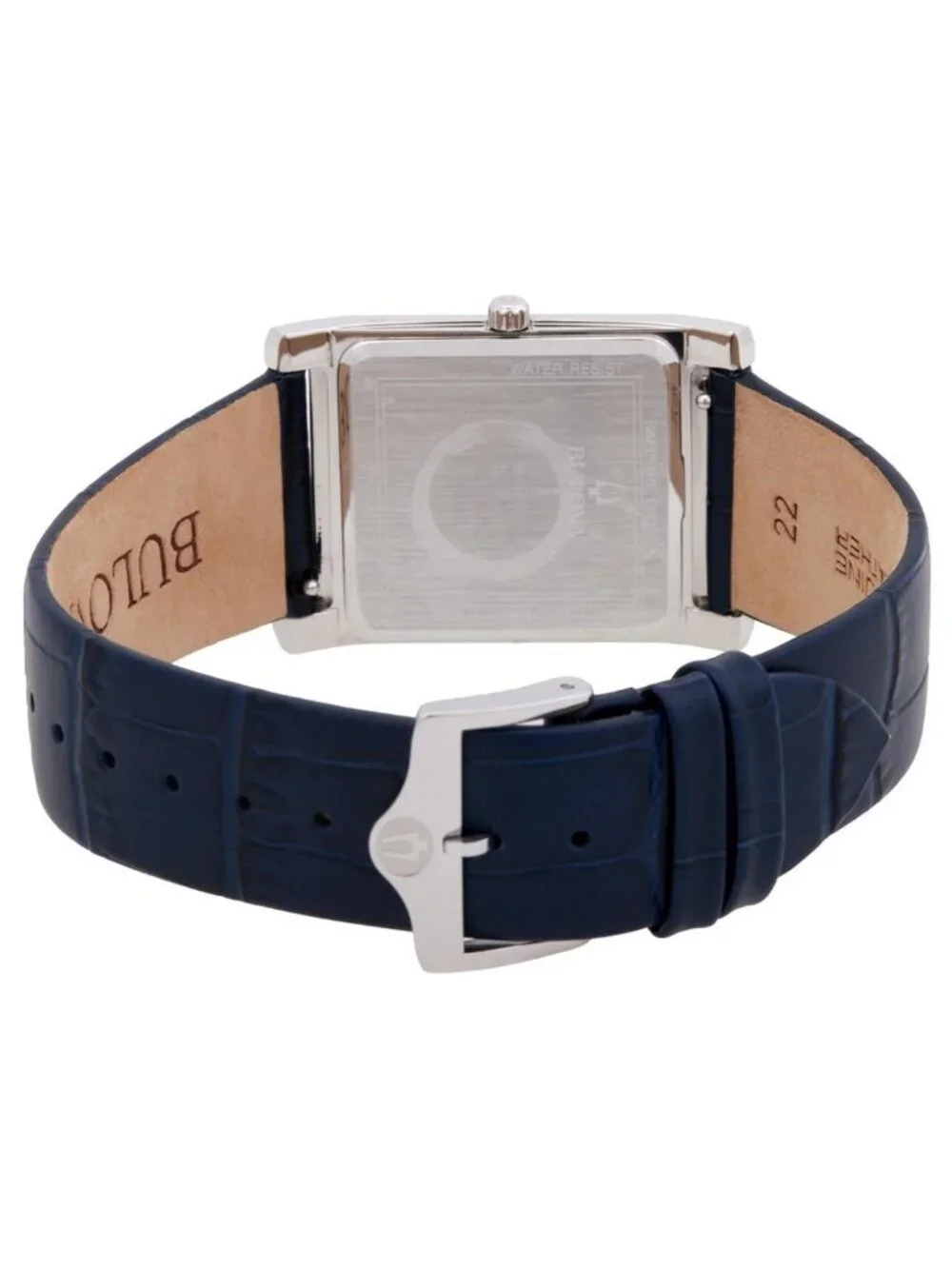 NWT Bulova Sutton Quartz Blue Dial Watch